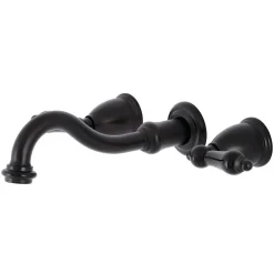 Kingston Brass KS312XPKL-P Duchess Two-Handle Wall Mount Bathroom Faucet
