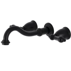 Kingston Brass KS312XPKL-P Duchess Two-Handle Wall Mount Bathroom Faucet