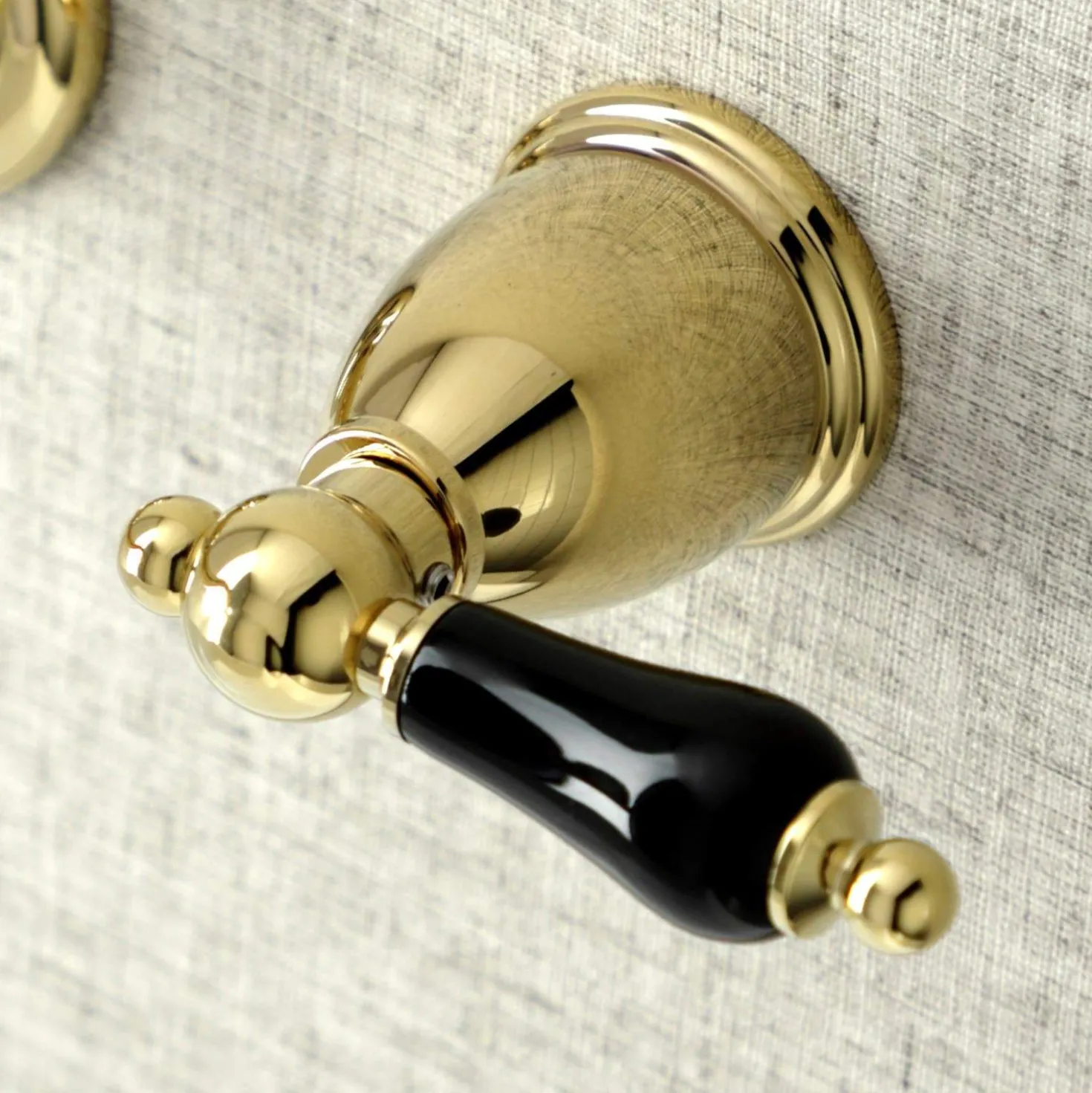 Kingston Brass KS312XPKL-P Duchess Two-Handle Wall Mount Bathroom Faucet
