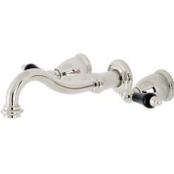 Kingston Brass KS312XPKL-P Duchess Two-Handle Wall Mount Bathroom Faucet