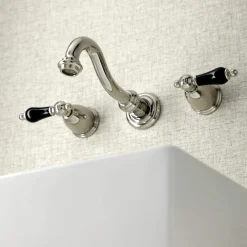 Kingston Brass KS312XPKL-P Duchess Two-Handle Wall Mount Bathroom Faucet
