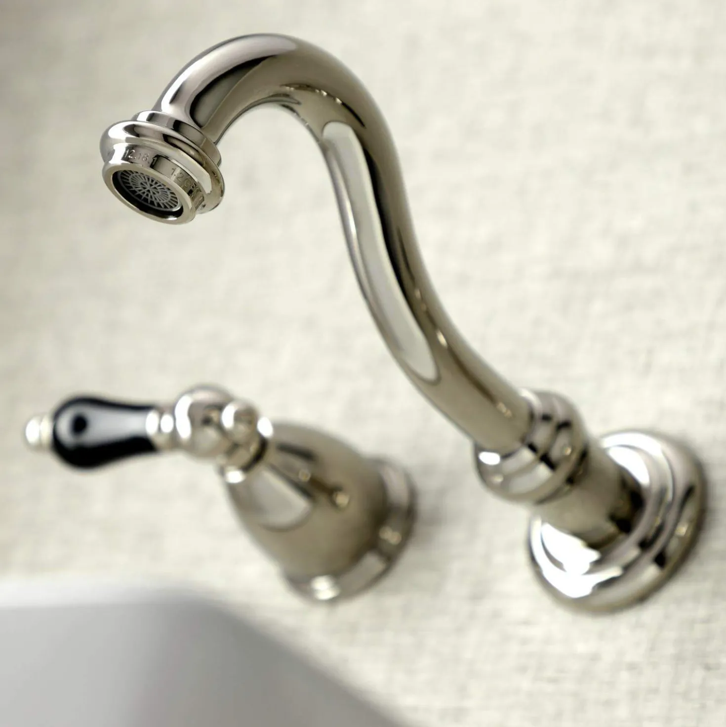 Kingston Brass KS312XPKL-P Duchess Two-Handle Wall Mount Bathroom Faucet