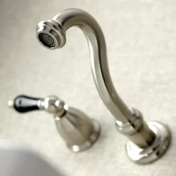 Kingston Brass KS312XPKL-P Duchess Two-Handle Wall Mount Bathroom Faucet