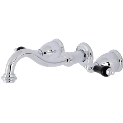 Kingston Brass KS312XPKL-P Duchess Two-Handle Wall Mount Bathroom Faucet