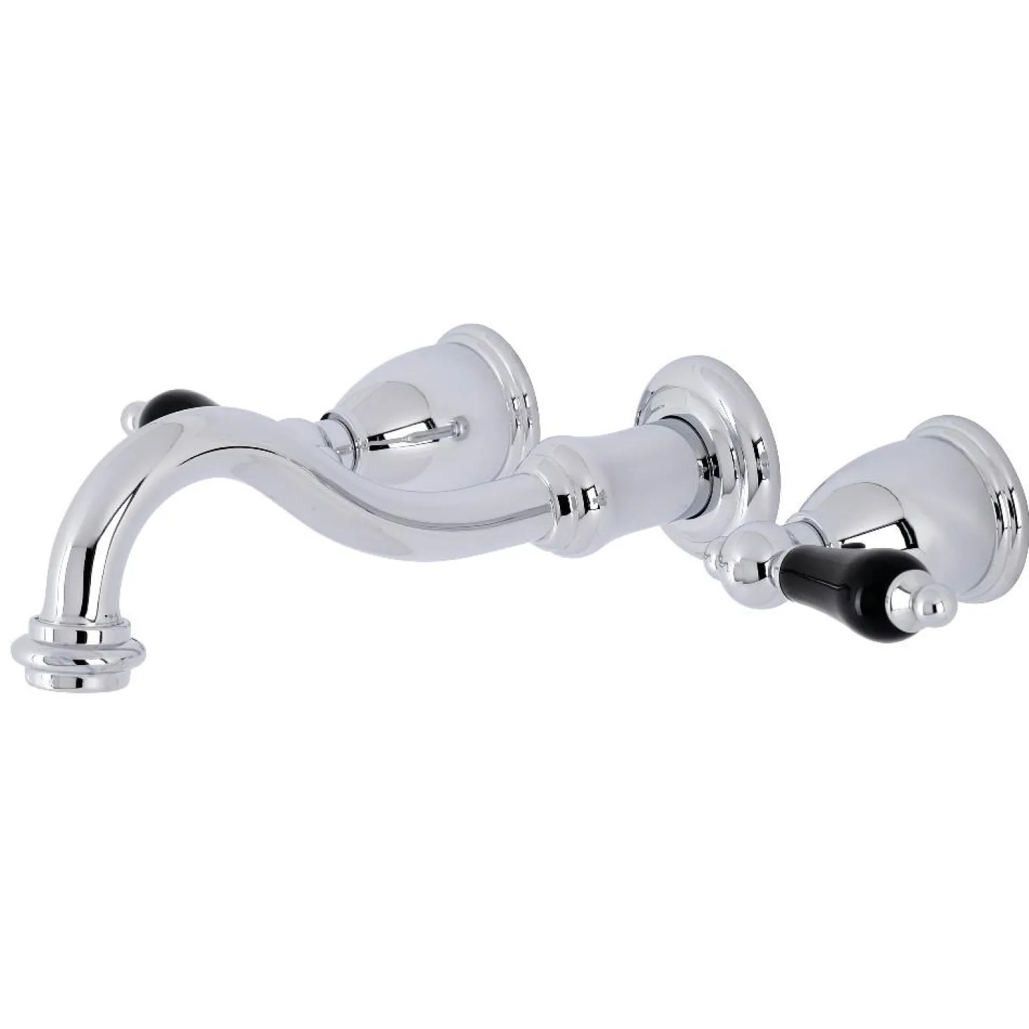 Kingston Brass KS312XPKL-P Duchess Two-Handle Wall Mount Bathroom Faucet