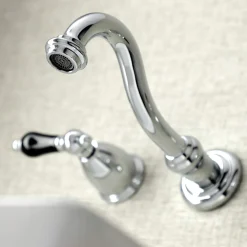 Kingston Brass KS312XPKL-P Duchess Two-Handle Wall Mount Bathroom Faucet
