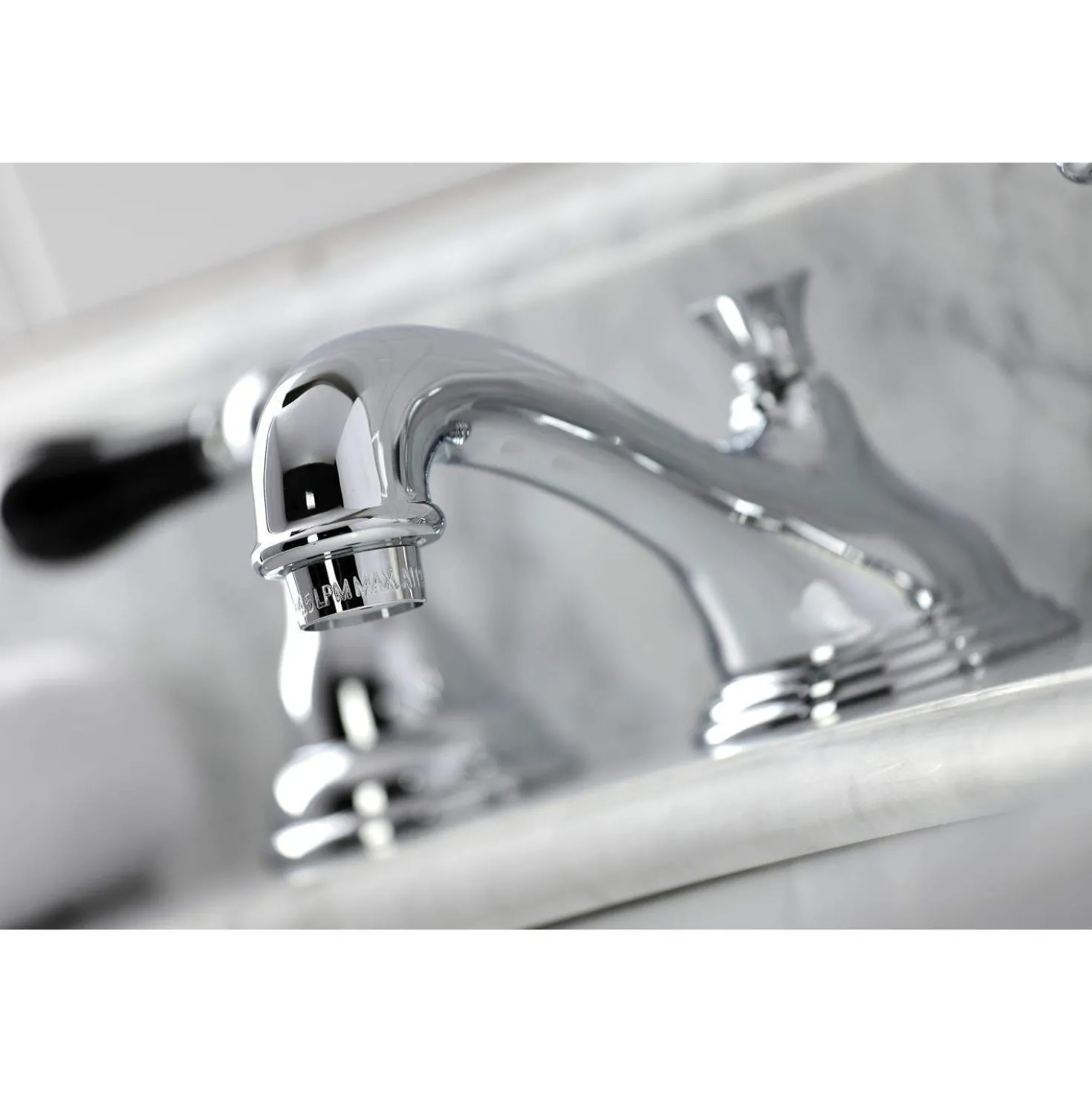 Kingston Brass KS556XPKL-P Duchess Widespread Bathroom Faucet with Brass Pop-Up
