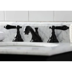 Kingston Brass KS556XPKL-P Duchess Widespread Bathroom Faucet with Brass Pop-Up