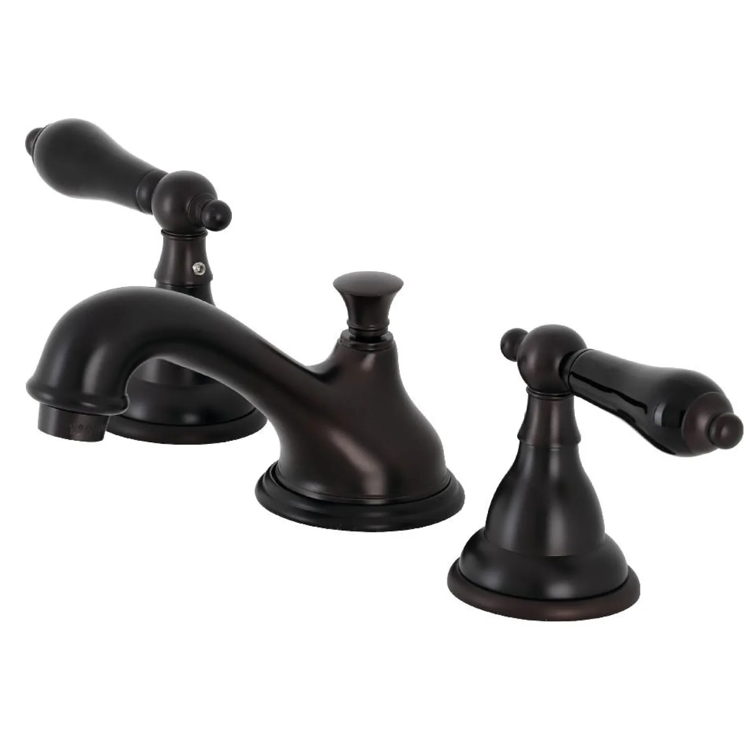 Kingston Brass KS556XPKL-P Duchess Widespread Bathroom Faucet with Brass Pop-Up