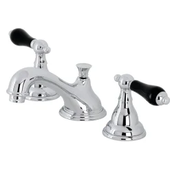Kingston Brass KS556XPKL-P Duchess Widespread Bathroom Faucet with Brass Pop-Up