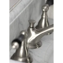 Kingston Brass KS556XPKL-P Duchess Widespread Bathroom Faucet with Brass Pop-Up