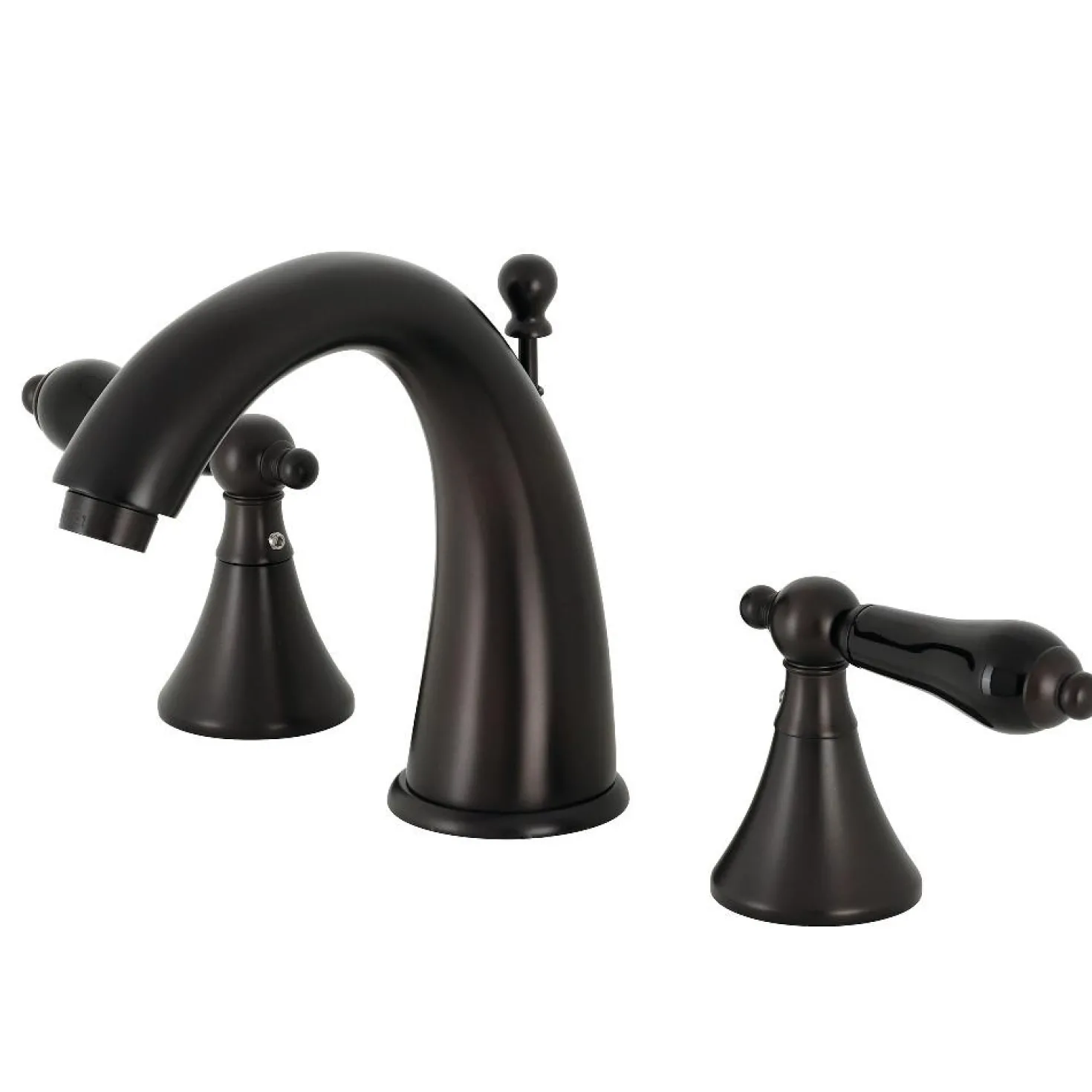 Kingston Brass KS297XPKL-P Duchess Widespread Bathroom Faucet with Brass Pop-Up