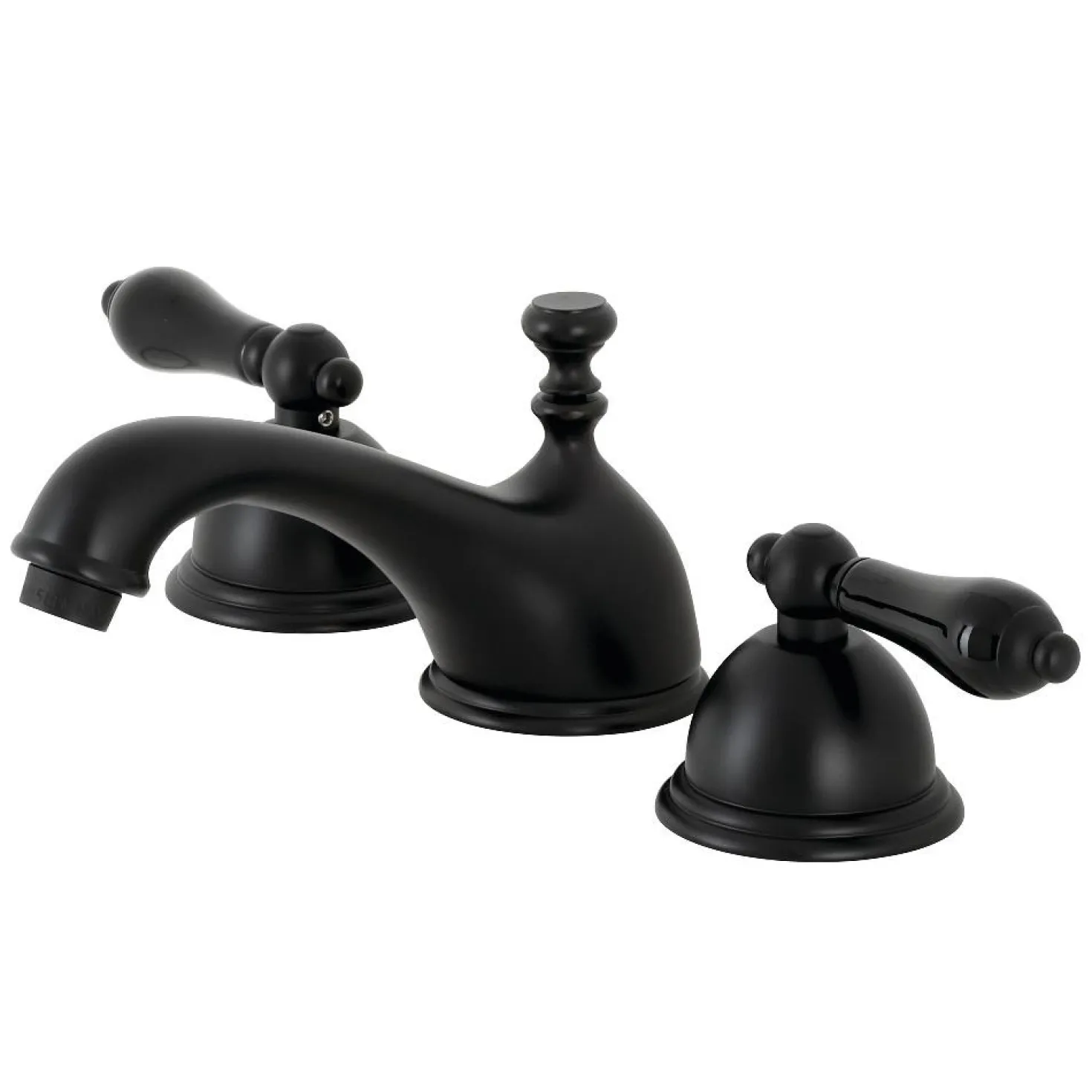 Kingston Brass KS396XPKL-P Duchess Widespread Bathroom Faucet with Brass Pop-Up