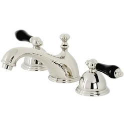Kingston Brass KS396XPKL-P Duchess Widespread Bathroom Faucet with Brass Pop-Up