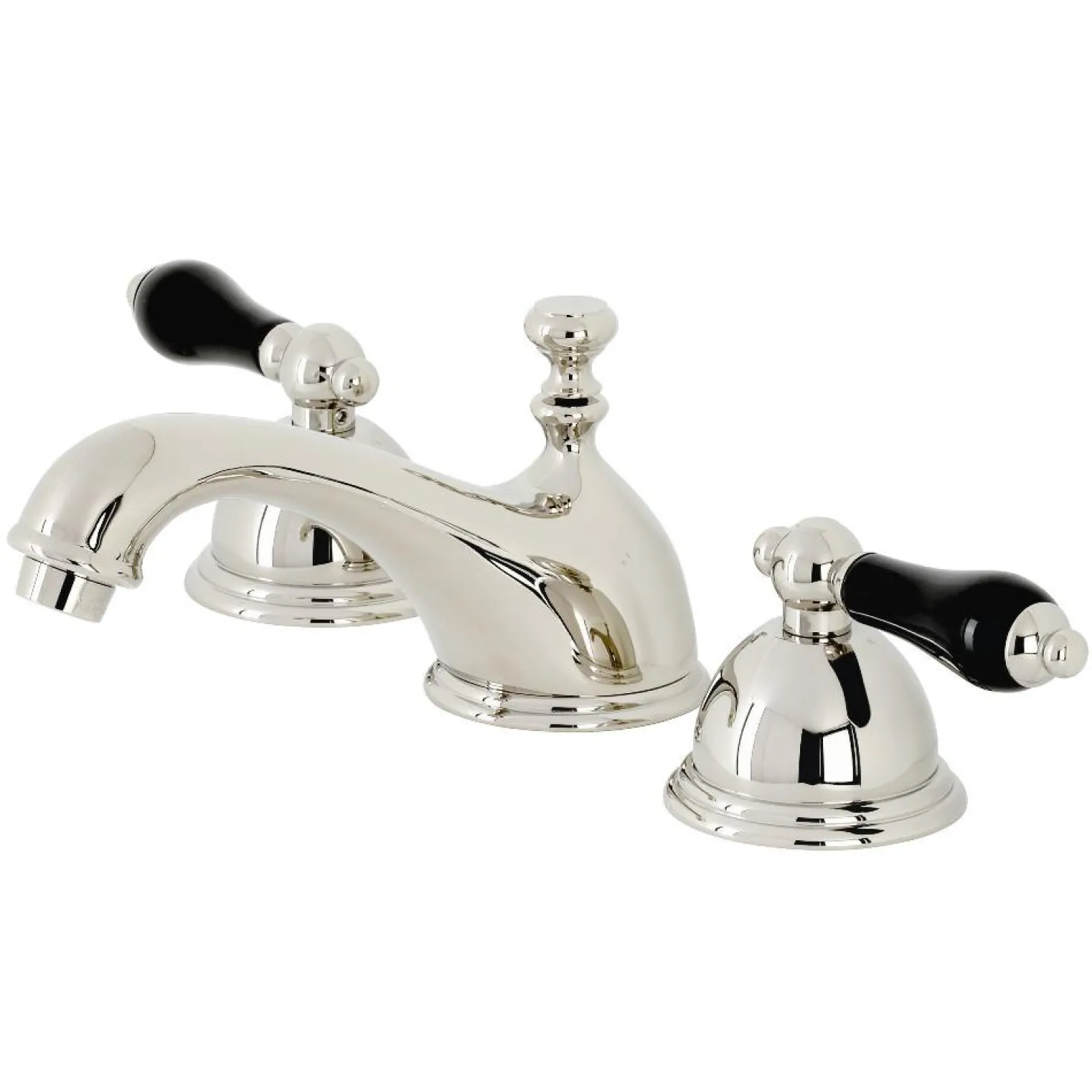 Kingston Brass KS396XPKL-P Duchess Widespread Bathroom Faucet with Brass Pop-Up