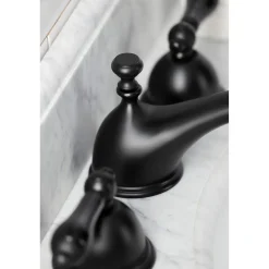 Kingston Brass KS396XPKL-P Duchess Widespread Bathroom Faucet with Brass Pop-Up