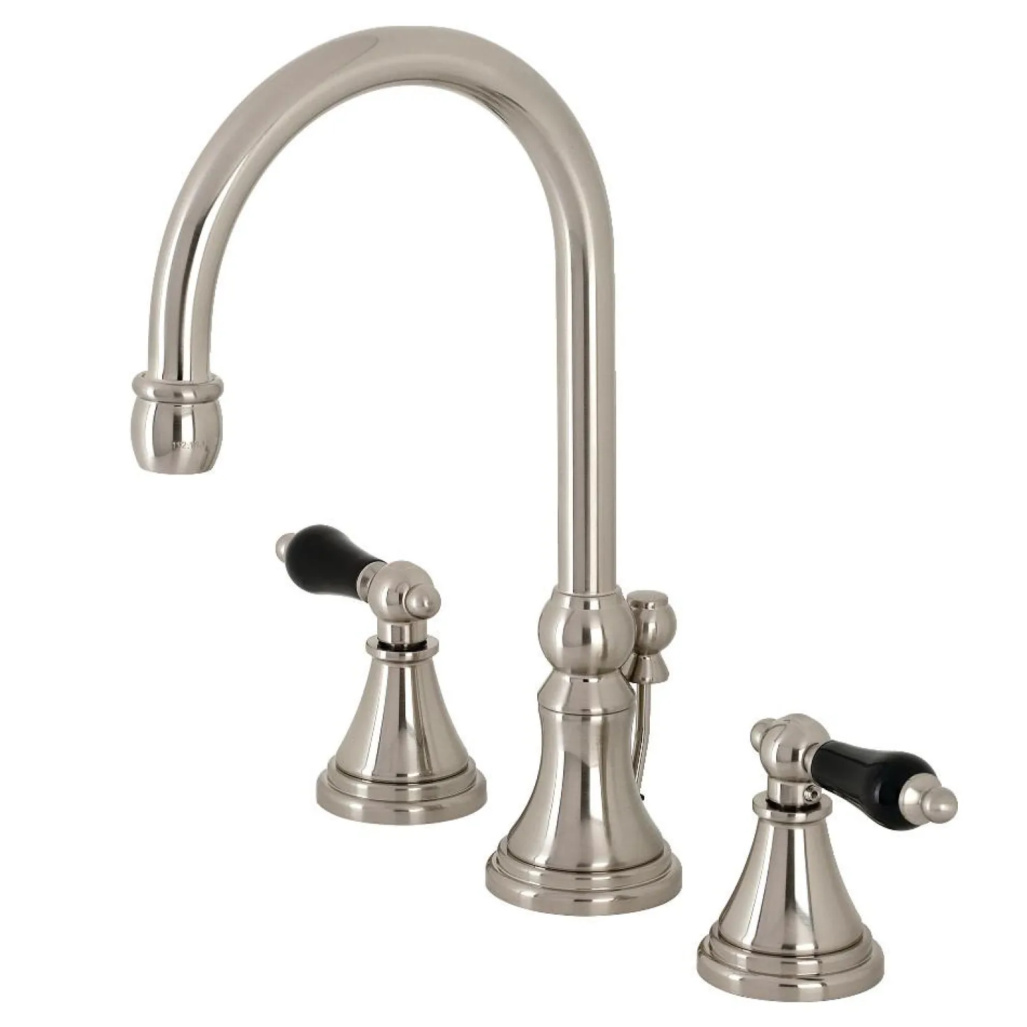 Kingston Brass KS298XPKL-P Duchess Widespread Bathroom Faucet with Brass Pop-Up
