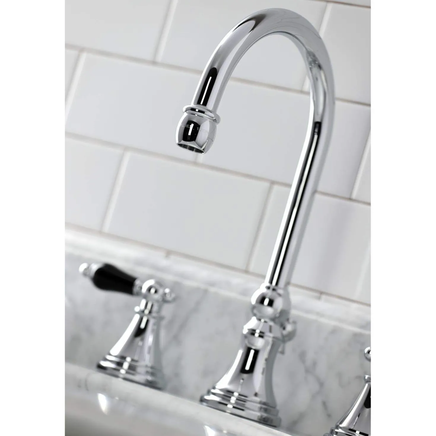 Kingston Brass KS298XPKL-P Duchess Widespread Bathroom Faucet with Brass Pop-Up