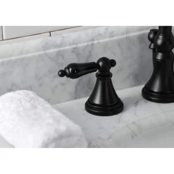 Kingston Brass KS298XPKL-P Duchess Widespread Bathroom Faucet with Brass Pop-Up
