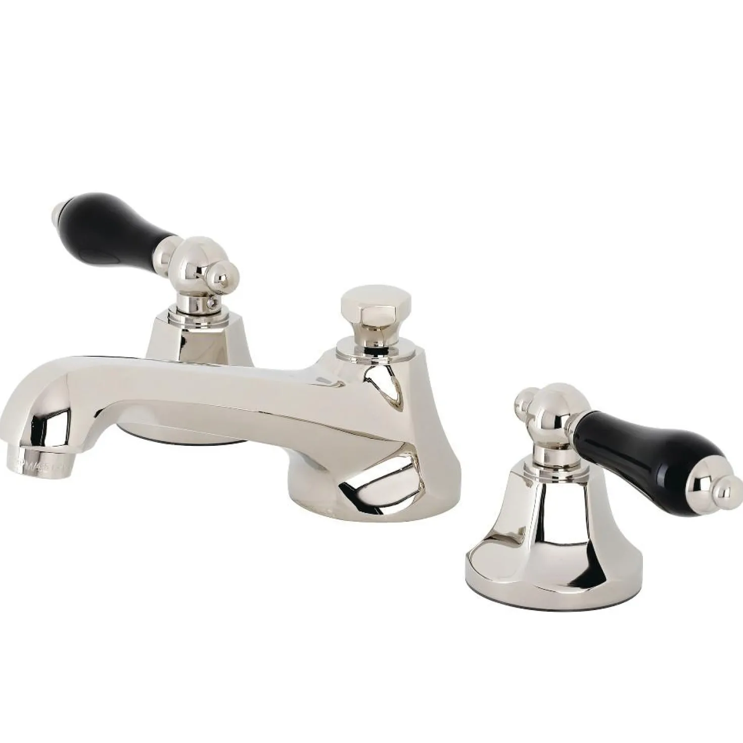 Kingston Brass KS446XPKL-P Duchess Widespread Bathroom Faucet with Brass Pop-Up