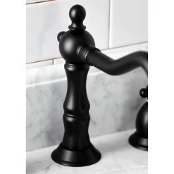 Kingston Brass KS197XPKL-P Duchess Widespread Bathroom Faucet with Brass Pop-Up