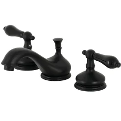 Kingston Brass KS116XPKL-P Duchess Widespread Bathroom Faucet with Brass Pop-Up