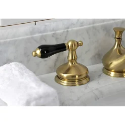 Kingston Brass KS116XPKL-P Duchess Widespread Bathroom Faucet with Brass Pop-Up