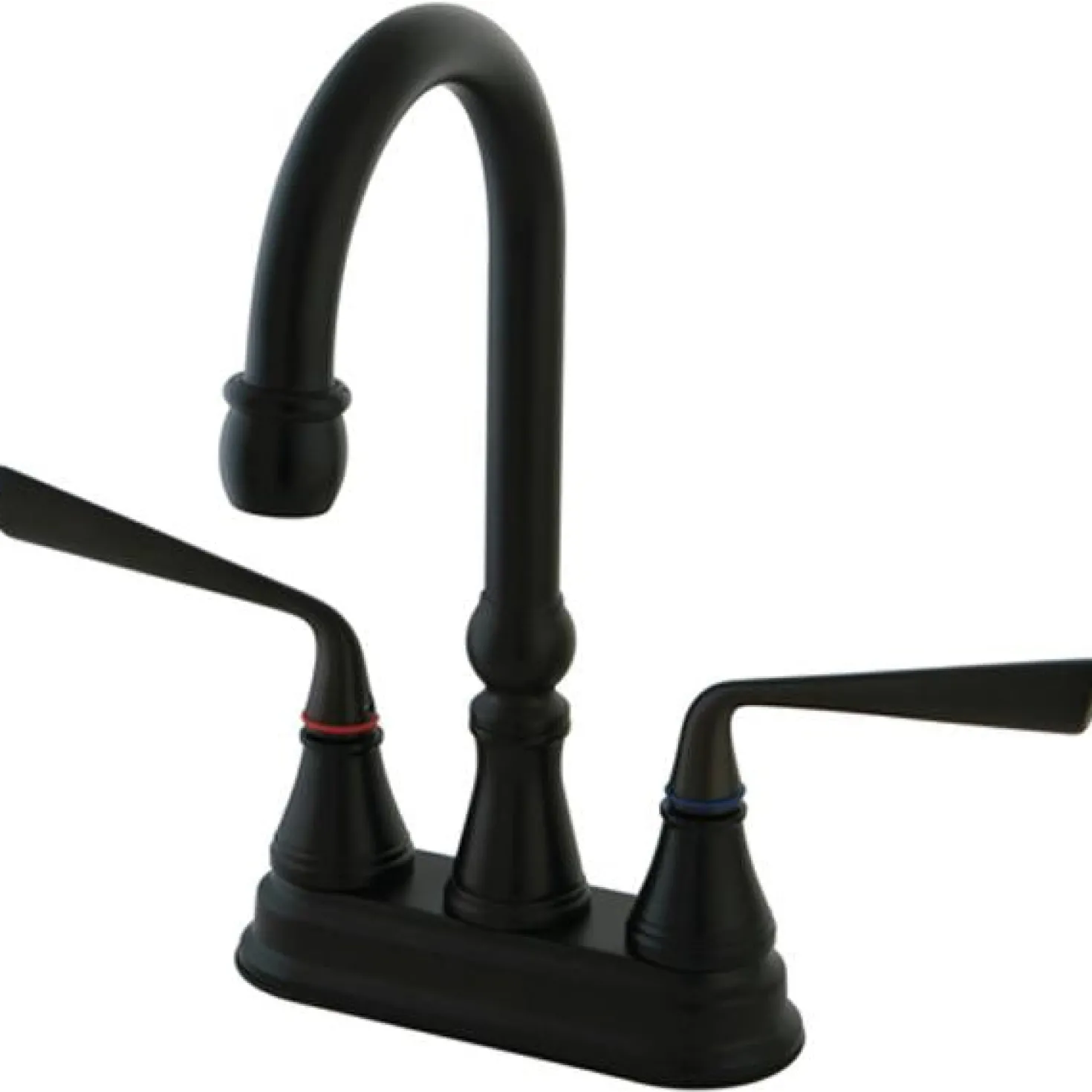 Kingston Brass KS2495ZL Silver Sage Widespread ADA Bar Faucet in Oil Rubbed Bronze