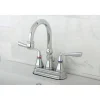 Kingston Brass KS2611ZL Silver Sage 4-inch ADA Lavatory Faucet in Polished Chrome