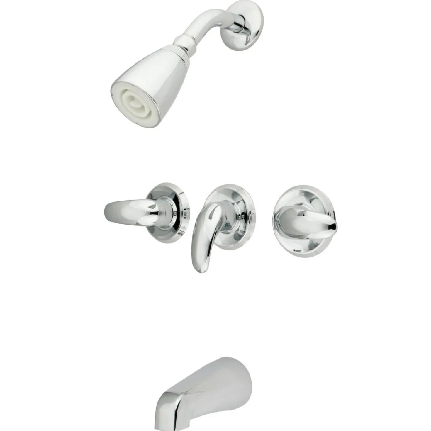 Kingston Brass Legacy Three Handle Tub and Shower Faucet