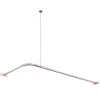 Kingston Brass L-Shaped Shower Curtain Rod