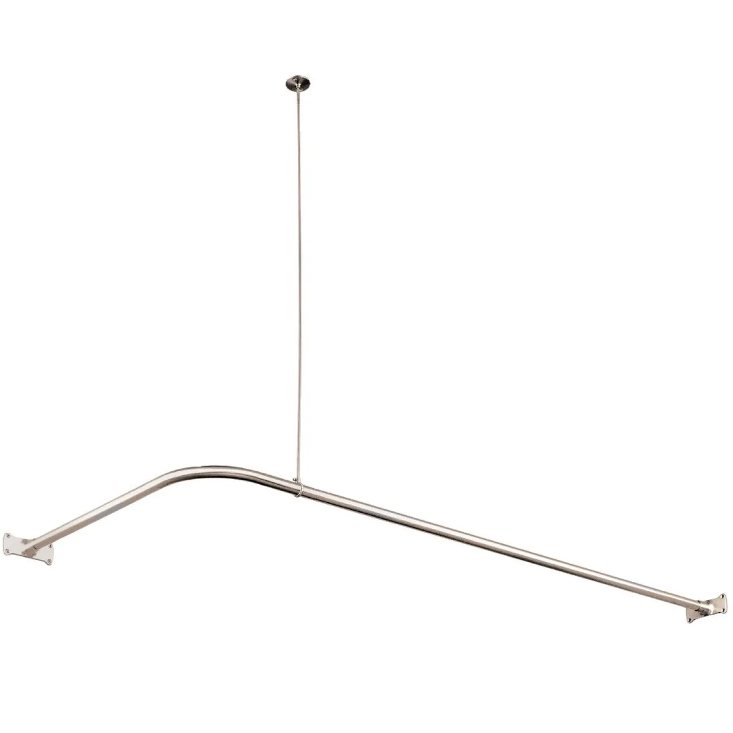 Kingston Brass L-Shaped Shower Curtain Rod