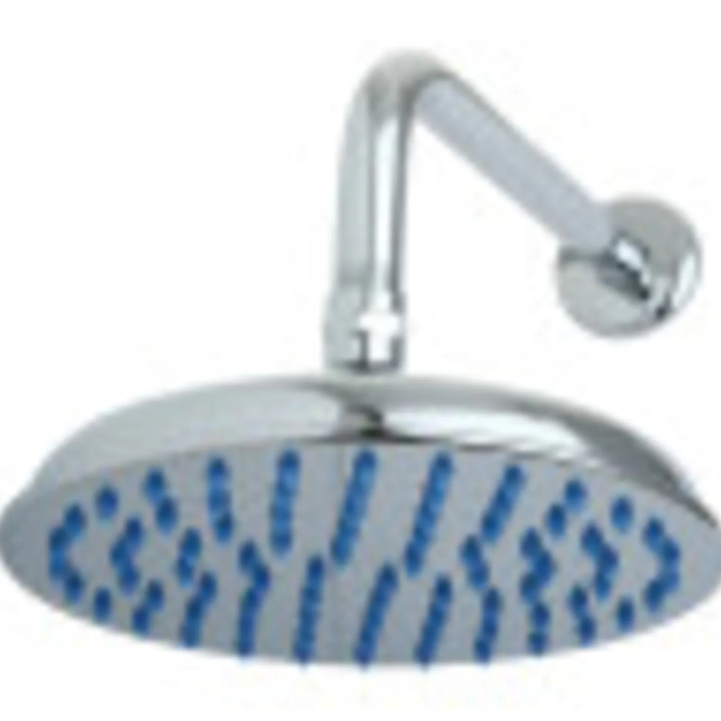Kingston Brass Made to Match 8" Diameter Raindrop Brass Made to Match Shower Head with 12" Shower Arm Combo
