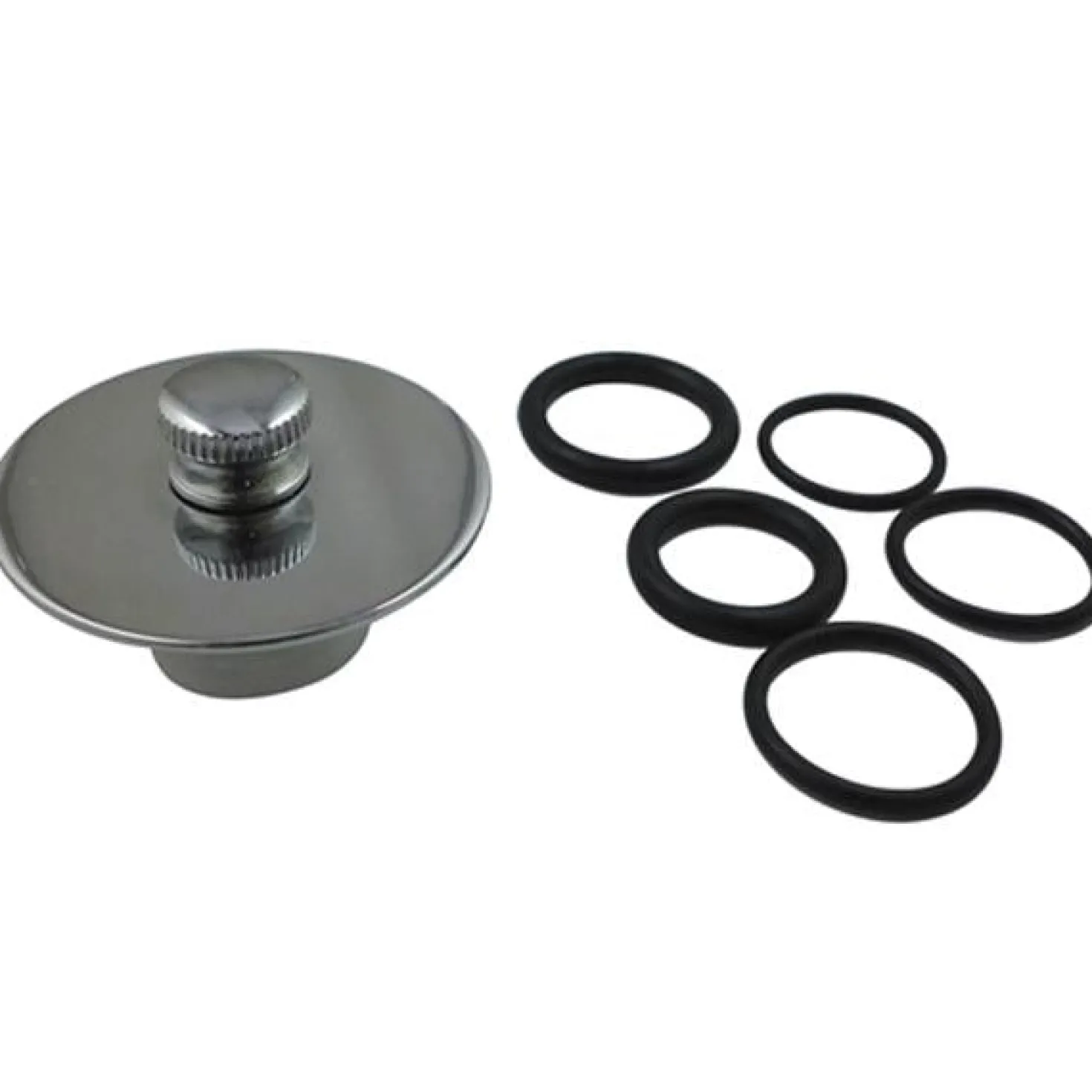 Kingston Brass Made to Match DTL5304A1 Universal Quick Cover Up Tub Stopper in Polished Chrome