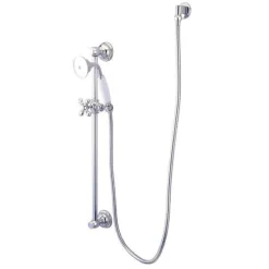 Kingston Brass Made to Match Polished Chrome 4 Piece Shower Combo