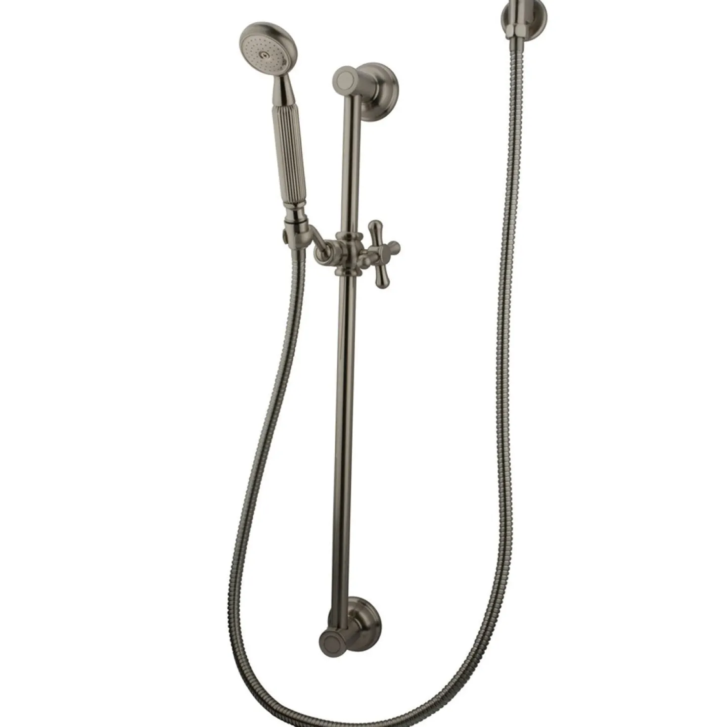 Kingston Brass Made to Match Satin Nickel 4 Piece Shower Combo