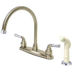 Kingston Brass Magellan Centerset 4-Hole Kitchen Faucet