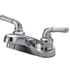 Kingston Brass Magellan Deck Mount 4-Inch Centerset Bathroom Faucet