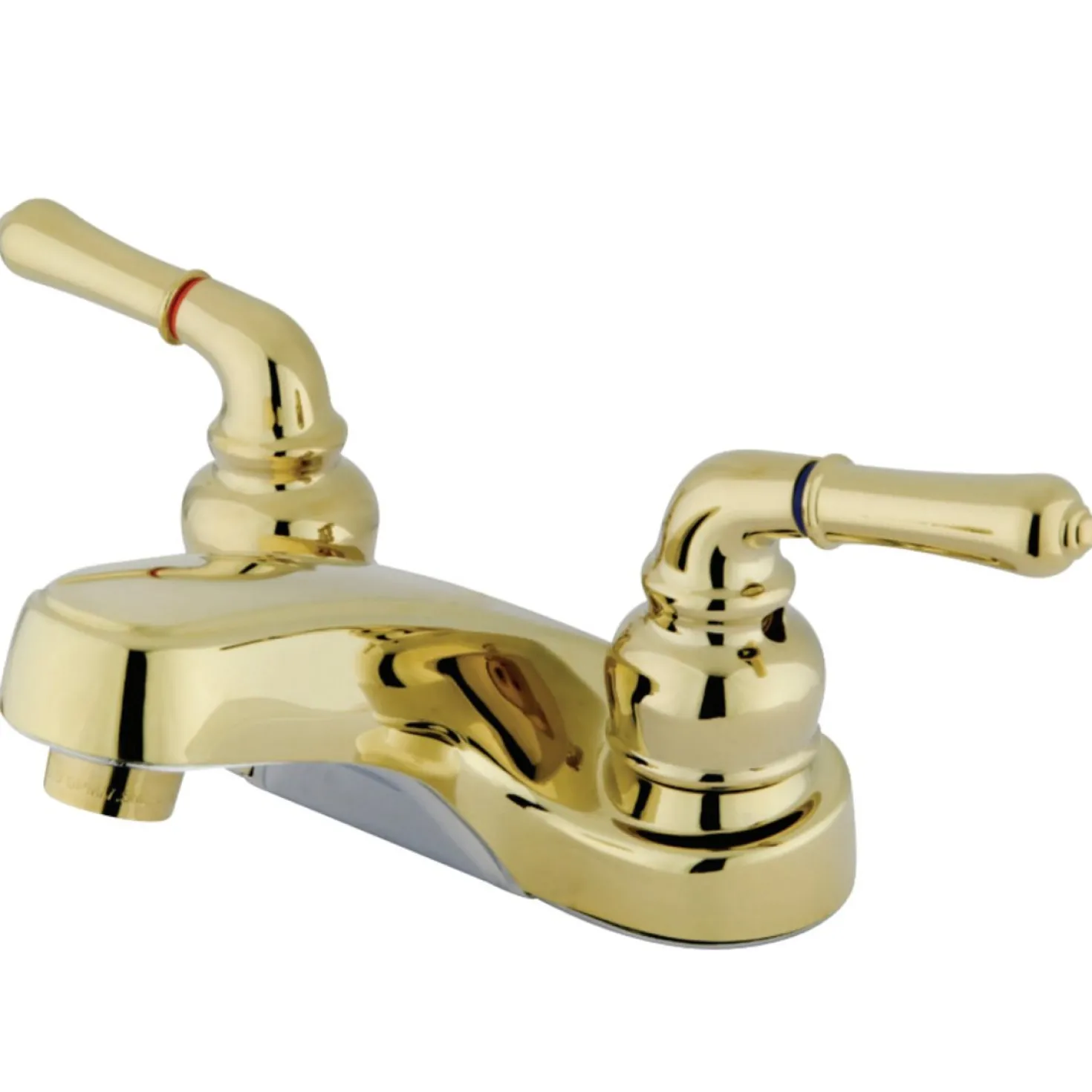 Kingston Brass Magellan Deck Mount 4-Inch Centerset Bathroom Faucet