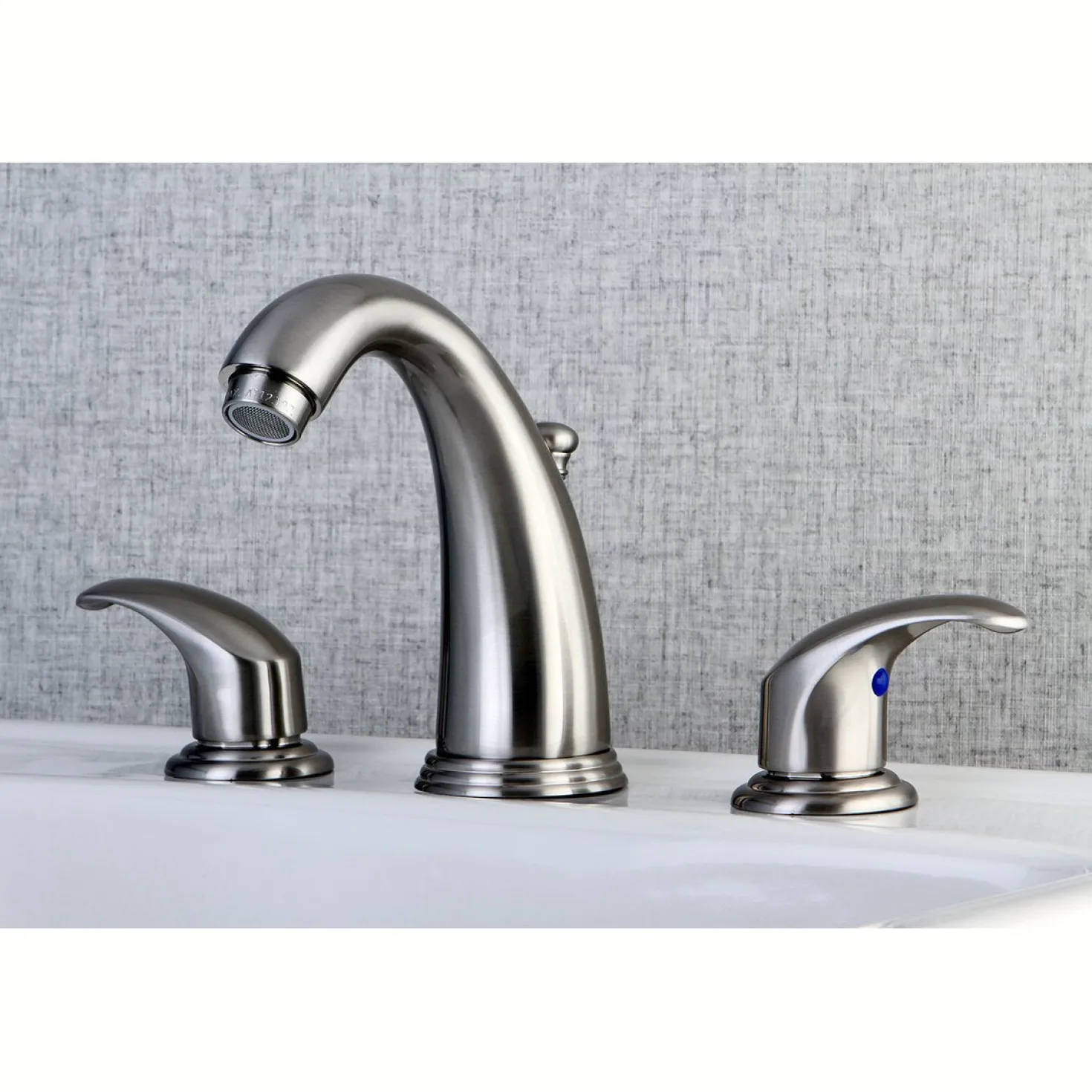 Kingston Brass Magellan Deck Mount 8 to 16-Inch Widespread Bathroom Faucet