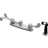 Kingston Brass Magellan Double Handle 8" Centerset Kitchen Faucet