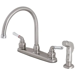 Kingston Brass Magellan 8-Inch Centerset Deck Mount Kitchen Faucet