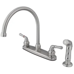 Kingston Brass Magellan 8-Inch Centerset Deck Mount Kitchen Faucet