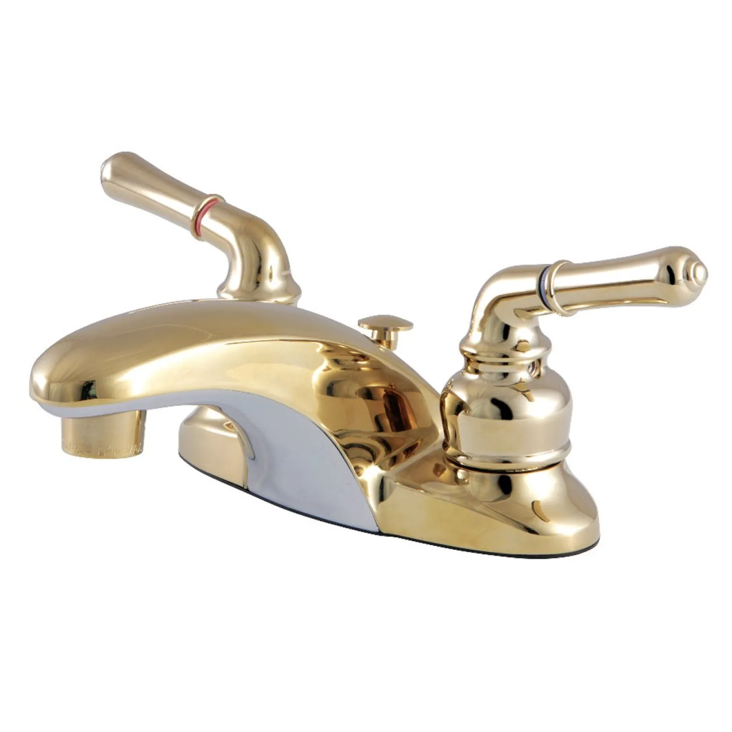 Kingston Brass Magellan 4-Inch Centerset Deck Mount Bathroom Faucet
