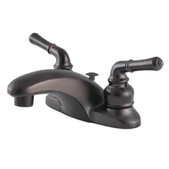Kingston Brass Magellan 4-Inch Centerset Deck Mount Bathroom Faucet