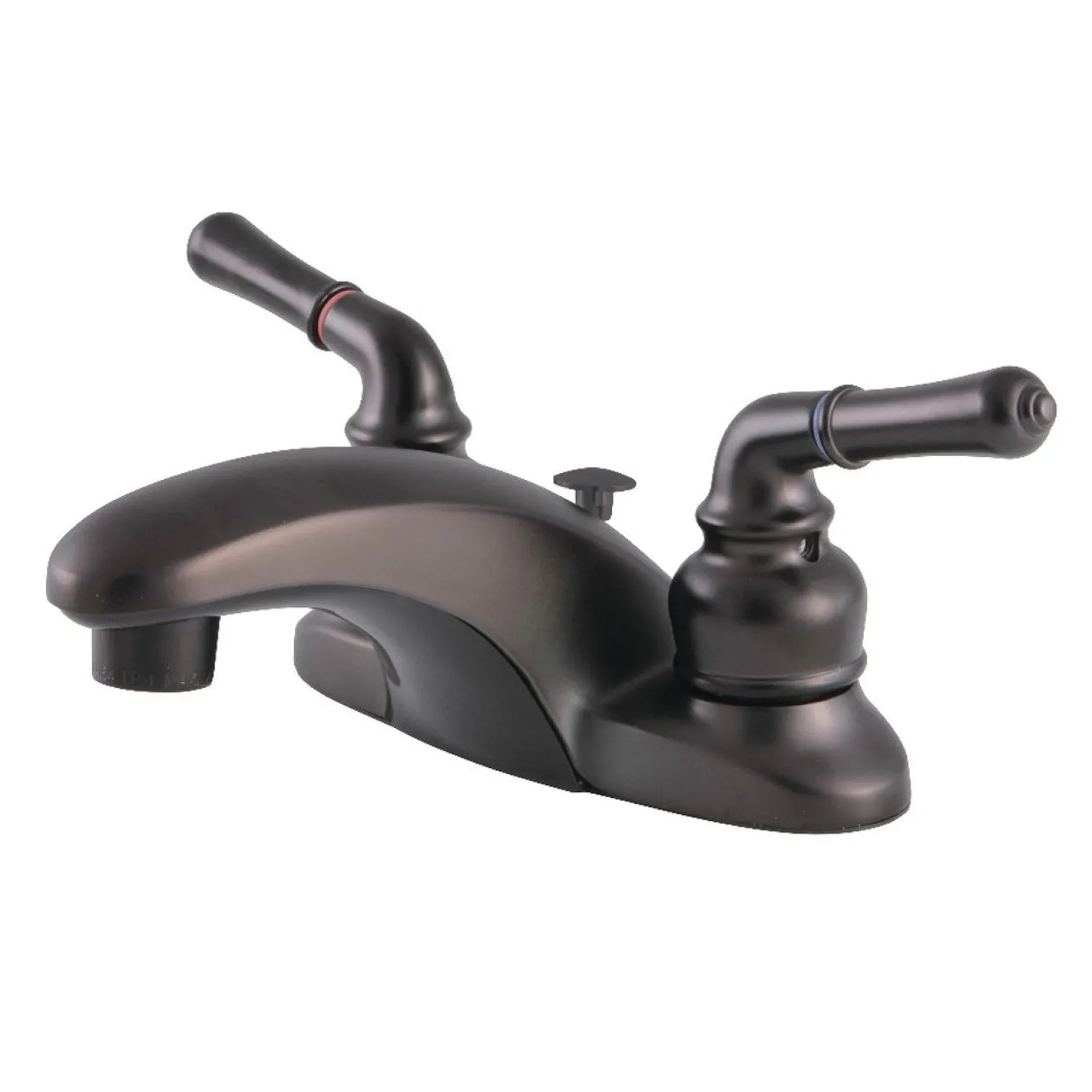 Kingston Brass Magellan 4-Inch Centerset Deck Mount Bathroom Faucet