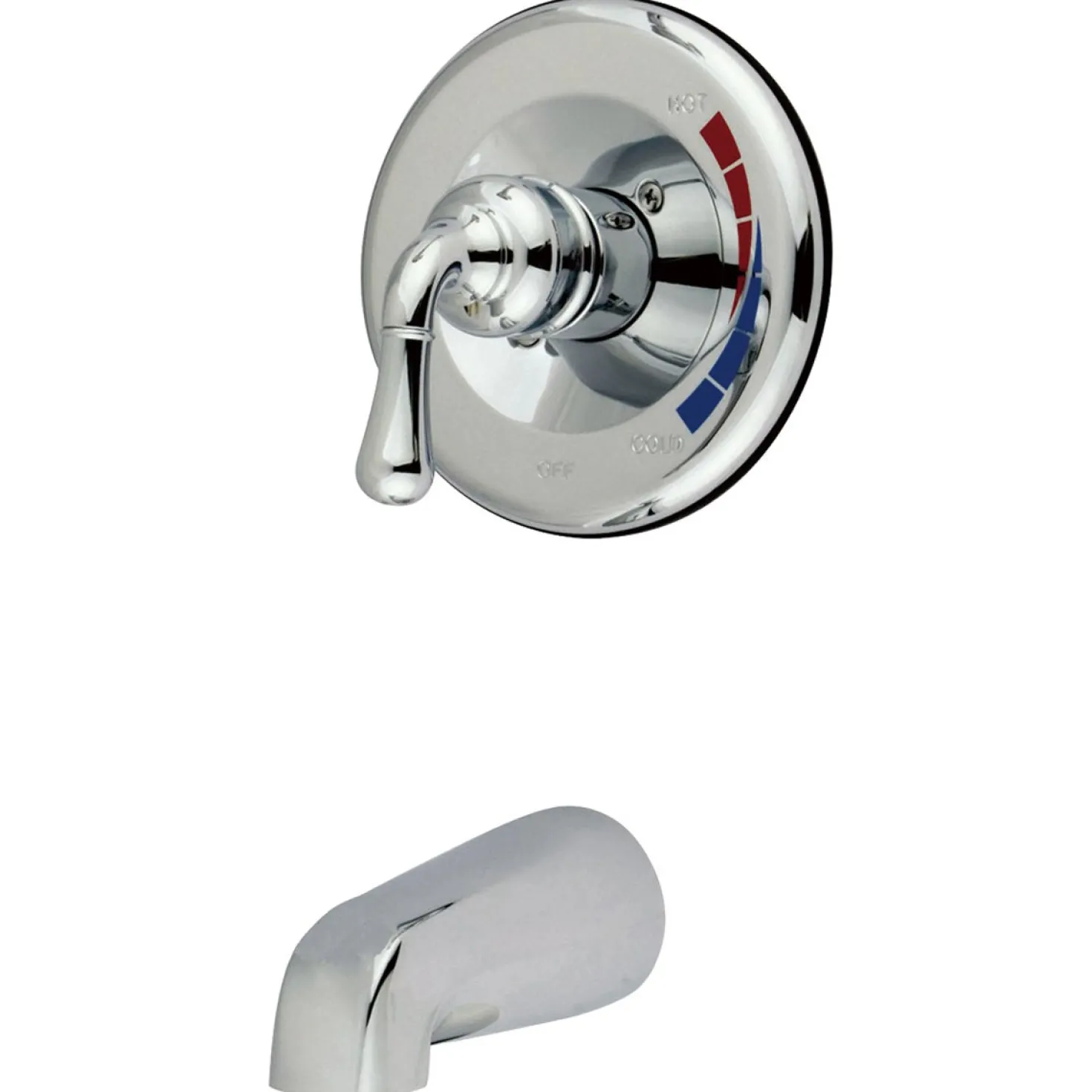 Kingston Brass Magellan Single Handle Tub Faucet in Polished Chrome