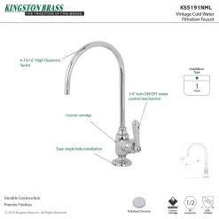 Kingston Brass Magellan Single-Handle Water Filtration Faucet