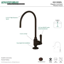 Kingston Brass Magellan Single-Handle Water Filtration Faucet