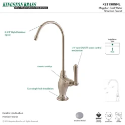 Kingston Brass Magellan Single Handle Water Filtration Faucet
